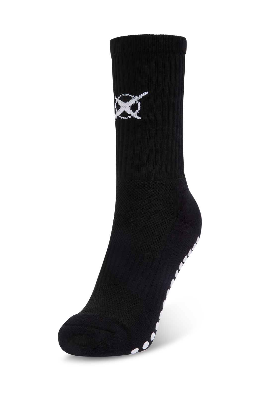 Football Grip Socks X Black Anti-Slip